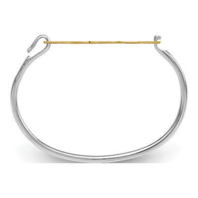 Gold-Plated Sterling Silver Personalized Monogram Bangle Bracelet – view 2