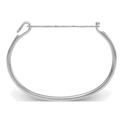 Sterling Silver Personalized Monogram Bangle Bracelet – view 2