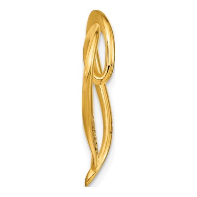 Gold-Plated Sterling Silver Personalized Antiqued Heart Slide Pendant – view 2