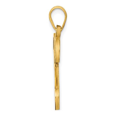 Gold-Plated Sterling Silver Letter G Pendant – view 2