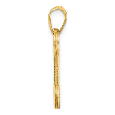 Gold-Plated Sterling Silver Letter X Pendant – view 2