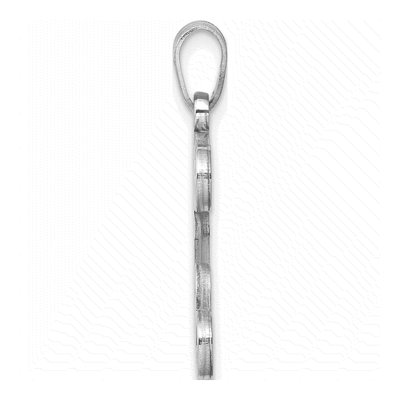 Sterling Silver Letter E Pendant – view 2