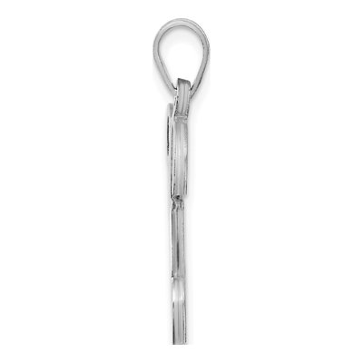 Sterling Silver Letter G Pendant – view 2