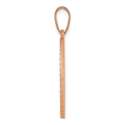 Rose Gold-Plated Sterling Silver Personalized Monogram Pendant – view 2