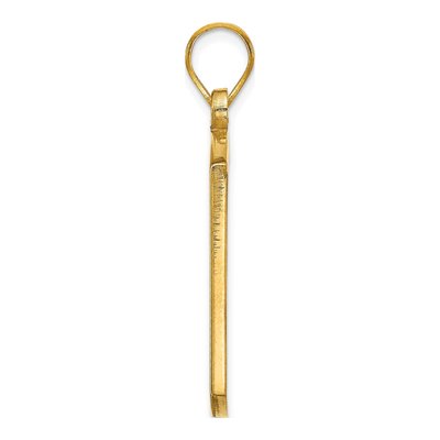 Gold-Plated Sterling Silver Personalized Monogram Pendant – view 2