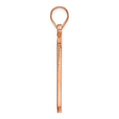 Rose Gold-Plated Sterling Silver Personalized Monogram Pendant – view 2
