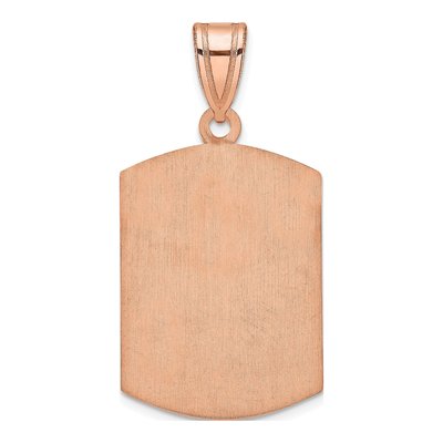 Rose Gold-Plated Sterling Silver Personalized Monogram Pendant – view 4