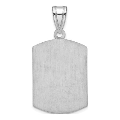 14K White Gold Personalized Monogram Pendant – view 4