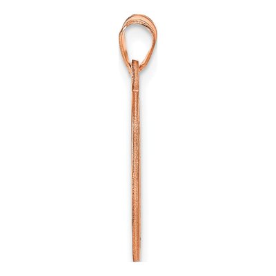 14K Rose Gold Small Monogram Pendant – view 2