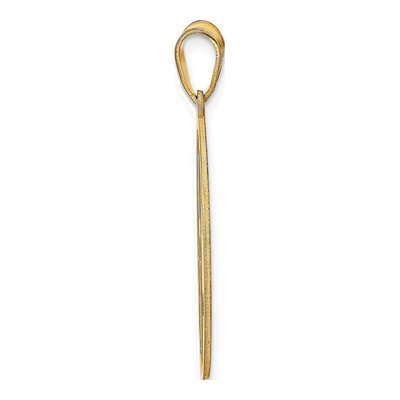 Gold-Plated Sterling Silver Personalized Round Monogram Pendant – view 2