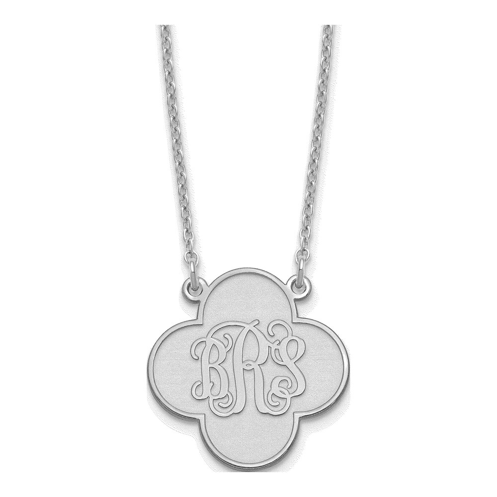 Personalized Clover Monogram Necklace