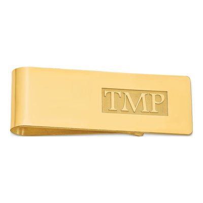 Personalized Monogram Money Clip