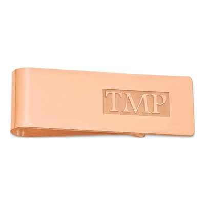 Personalized Sterling Silver Monogram Money Clip