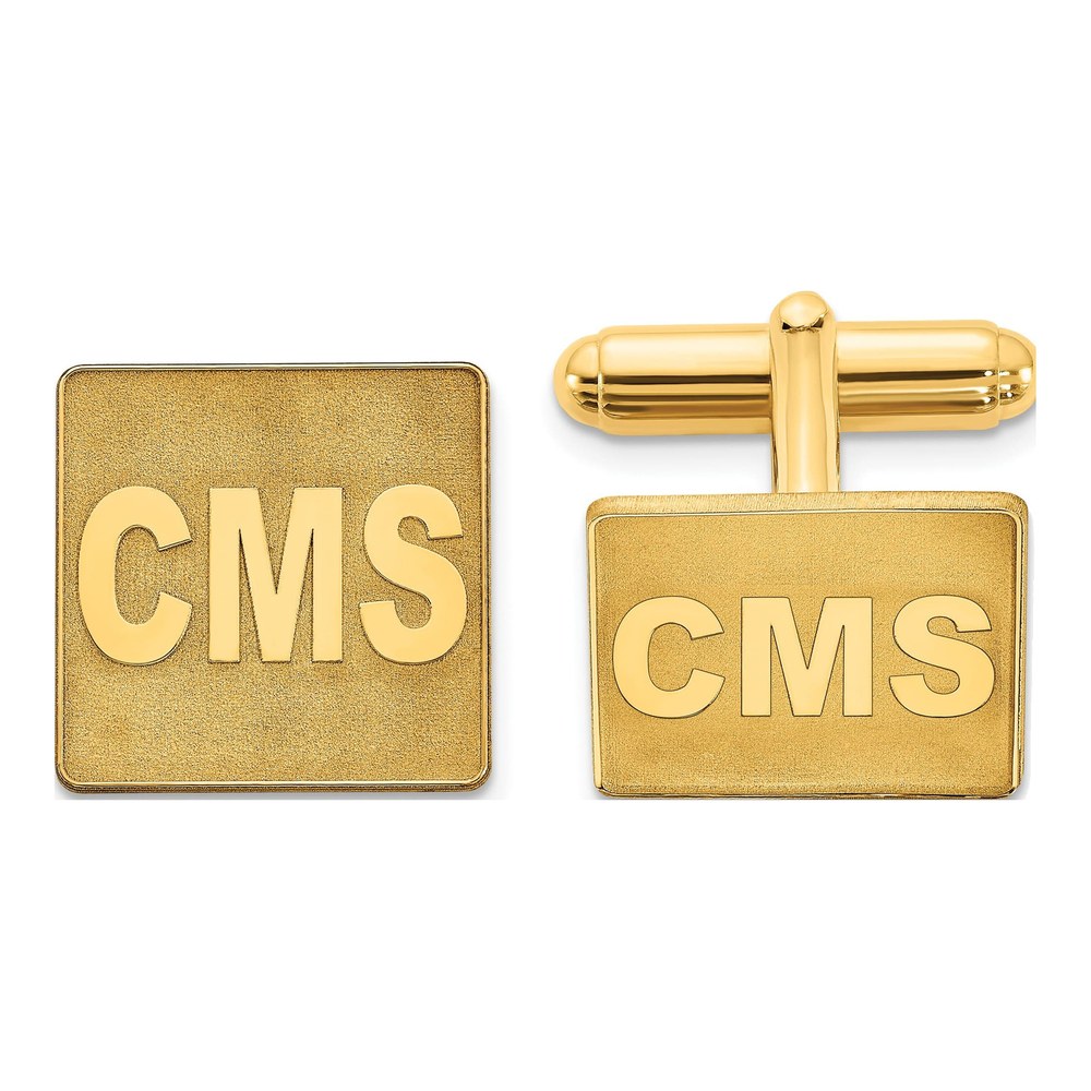 Personalized Monogram Cuff Links
