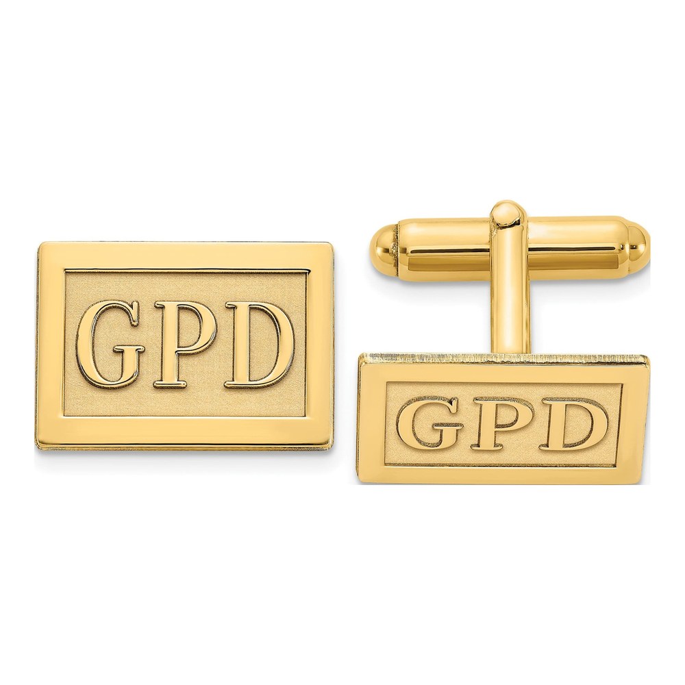 Personalized Monogram Cuff Links
