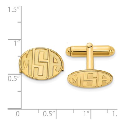 Men's Monogram Cuff Links – view 2