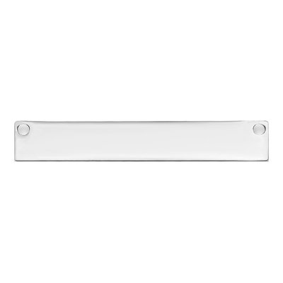14K White Gold Small Blank Bar Finding
