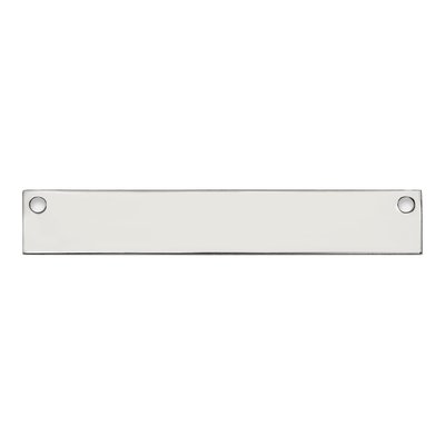 Sterling Silver Medium Blank Bar Finding