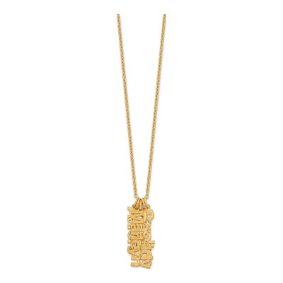 Gold-Plated Sterling Silver Personalized 5-Name Necklace – view 4