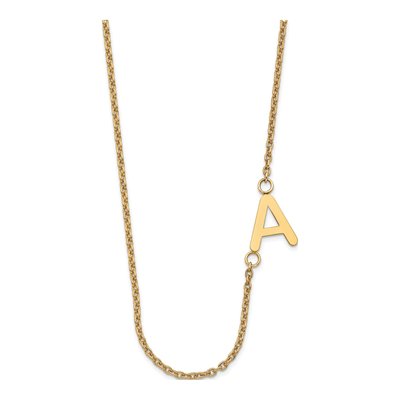 Gold-Plated Sterling Silver Initial Necklace – view 2