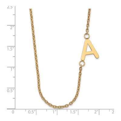 Gold-Plated Sterling Silver Initial Necklace – view 3