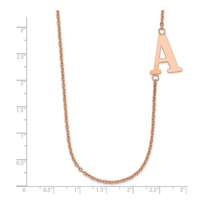 Gold-Plated Sterling Silver Initial Necklace – view 2