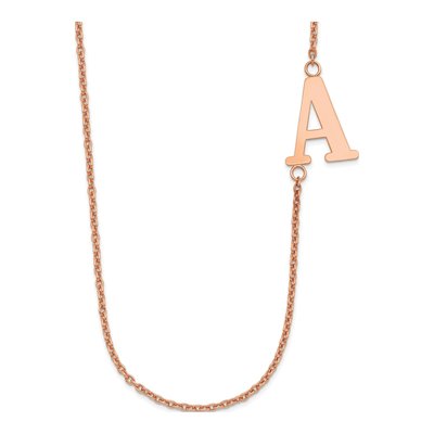 Gold-Plated Sterling Silver Initial Necklace