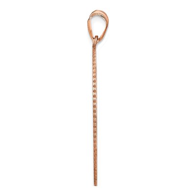 14K Rose Gold Oval Family Tree Pendant – view 2