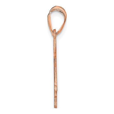 Rose Gold-Plated Sterling Silver Personalized Name Pendant – view 2