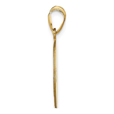 14K Yellow Gold Personalized Soccer Pendant – view 2