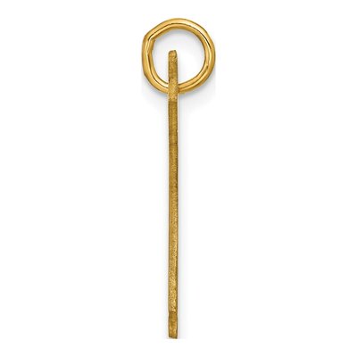 Gold-Plated Sterling Silver Personalized Girl Karate Pendant – view 2