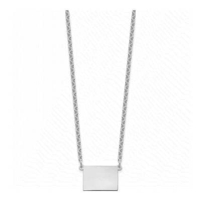 Sterling Silver Colorado State Pendant Necklace – view 2