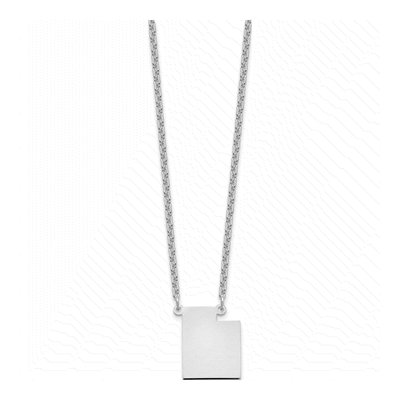 Sterling Silver Utah State Pendant Necklace – view 2