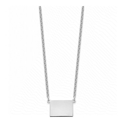 Sterling Silver Wyoming State Pendant Necklace – view 2