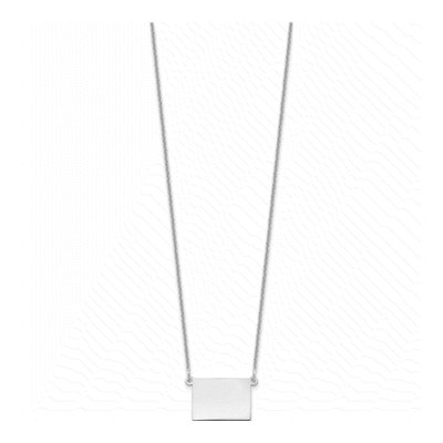 14K White Gold Colorado State Pendant Necklace – view 2