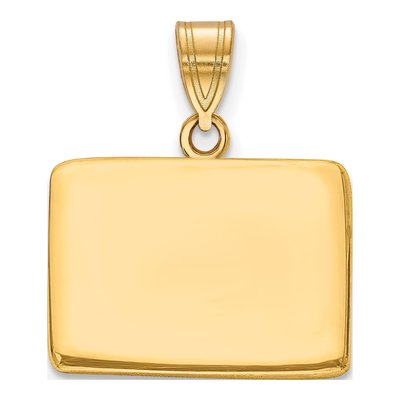 Gold-Plated Sterling Silver Colorado State Pendant