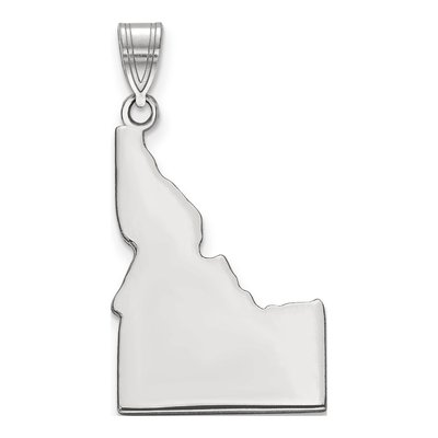 Sterling Silver Idaho State Pendant