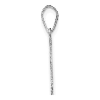 Sterling Silver Indiana State Pendant – view 3
