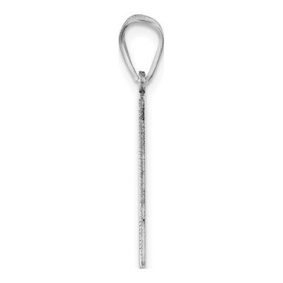 Sterling Silver Mississippi State Pendant – view 3
