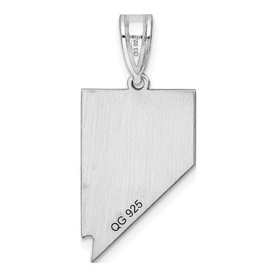 Sterling Silver Nevada State Pendant – view 5