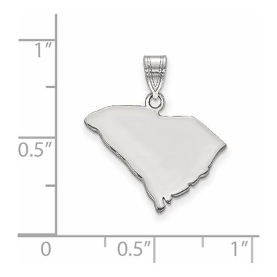 Sterling Silver South Carolina State Pendant – view 4