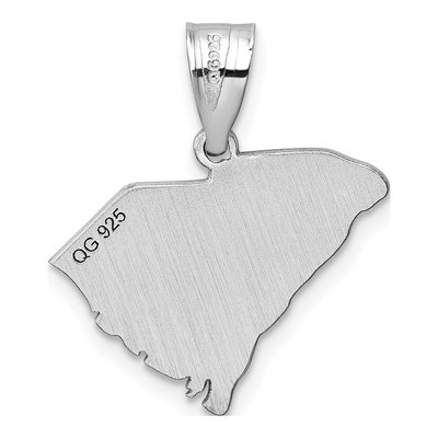Sterling Silver South Carolina State Pendant – view 5