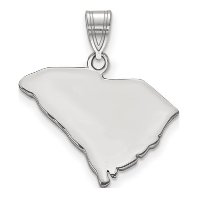 Sterling Silver South Carolina State Pendant