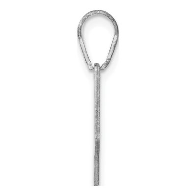 14K White Gold Connecticut State Pendant – view 3