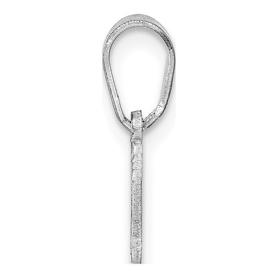 14K White Gold Hawaii State Pendant – view 3