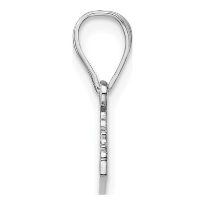 14K White Gold Kentucky State Pendant – view 3