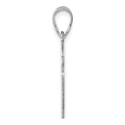 14K White Gold Jersey State Pendant – view 3
