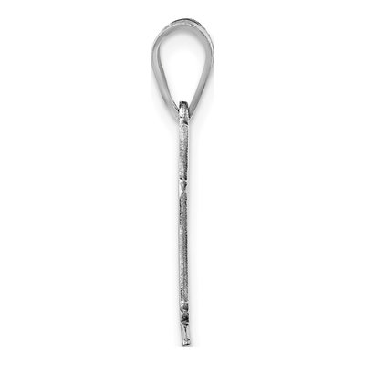 14K White Gold York State Pendant – view 3