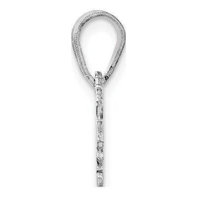 14K White Gold Virginia State Pendant – view 3
