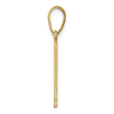 14K Yellow Gold Alaska State Pendant – view 2